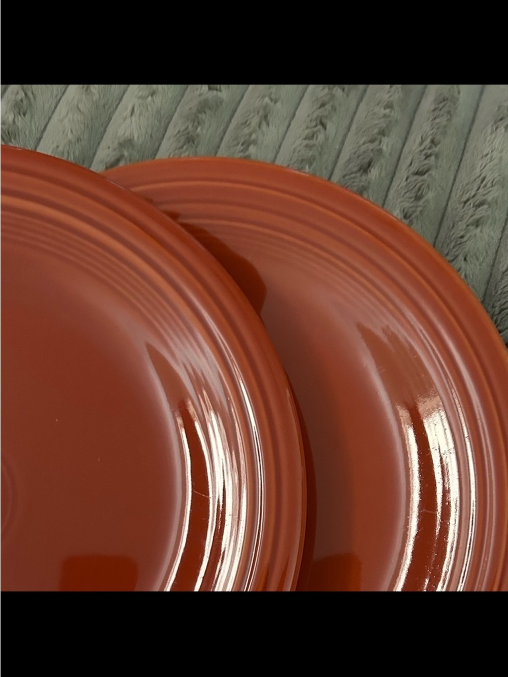 3 paprika Ceramic fiesta Dinner Plates - Set of 3
